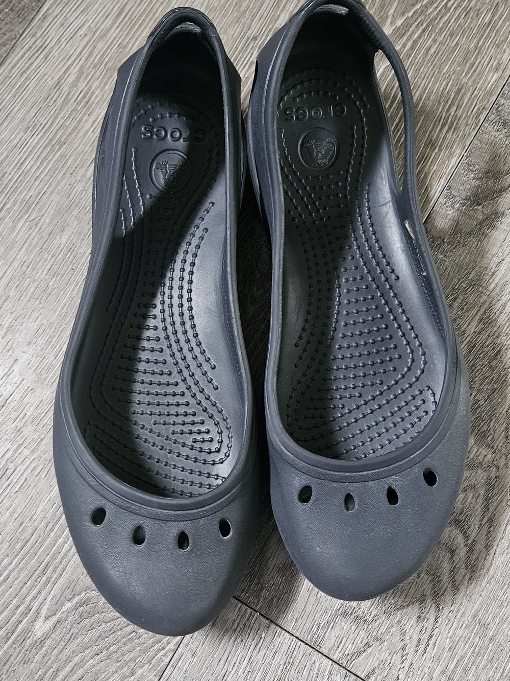CROCS Women’s Black Slip-On Ballet Flats